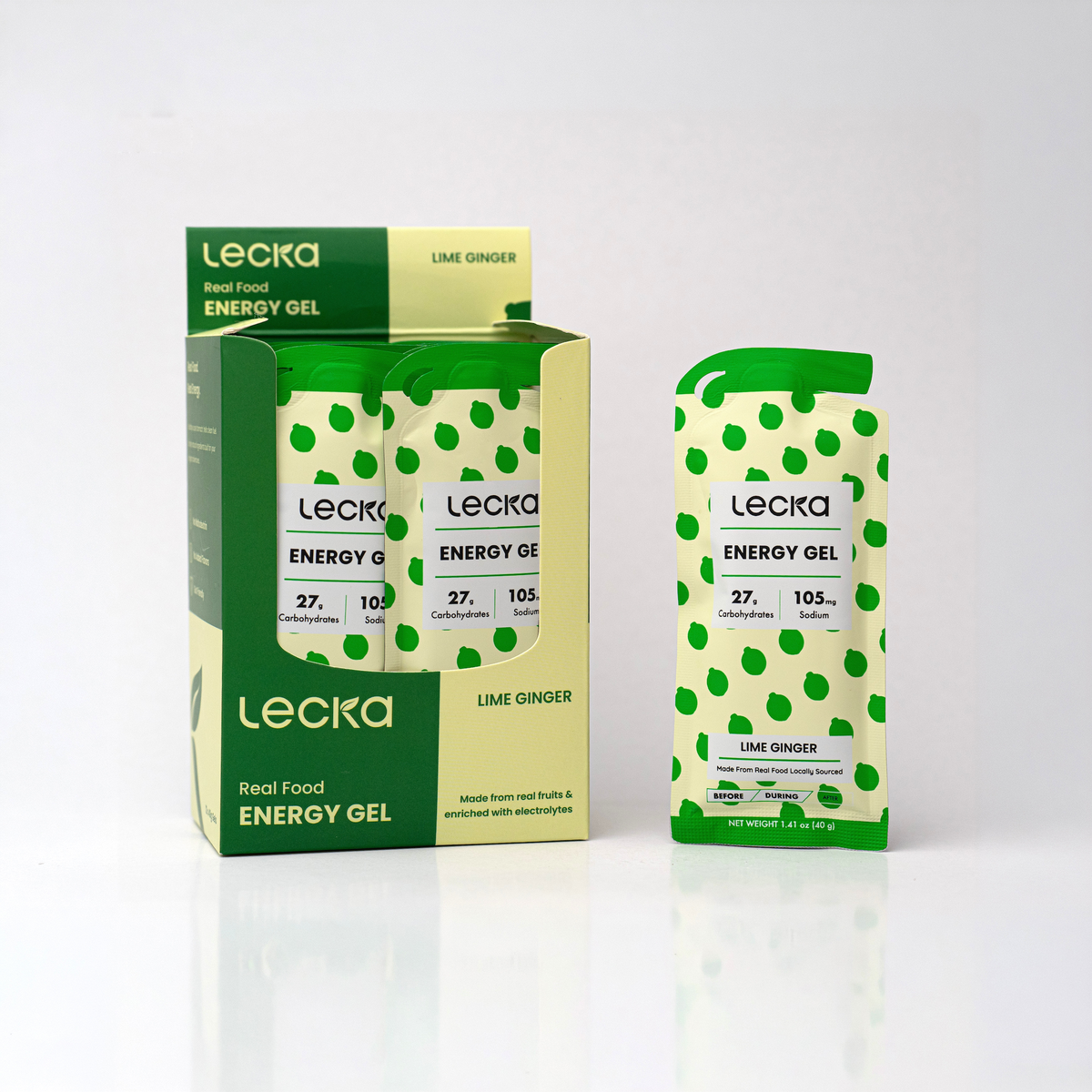 Energy Gel Lime Ginger